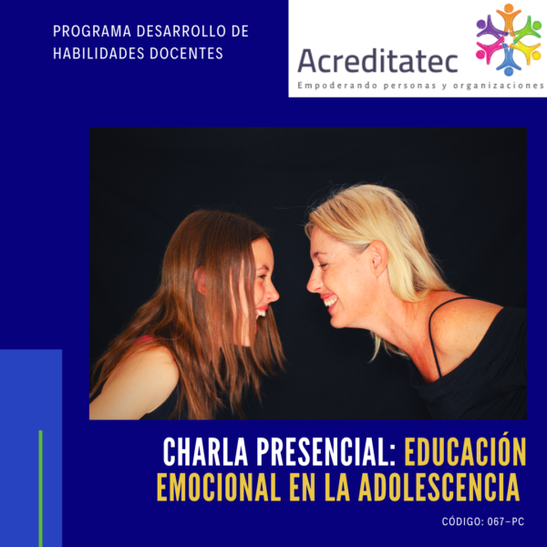 Charla Presencial | Educación Emocional en la adolescencia