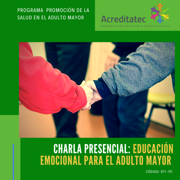 Charla Presencial | Educación Emocional para el adulto mayor