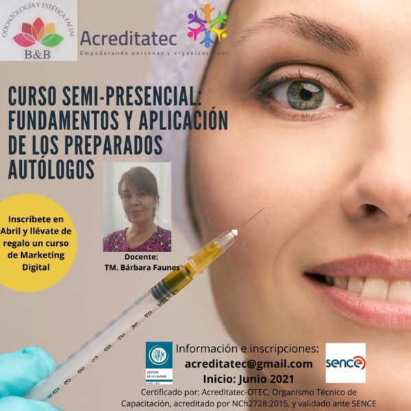Curso Fundamentos  y aplicación de los preparados autologos